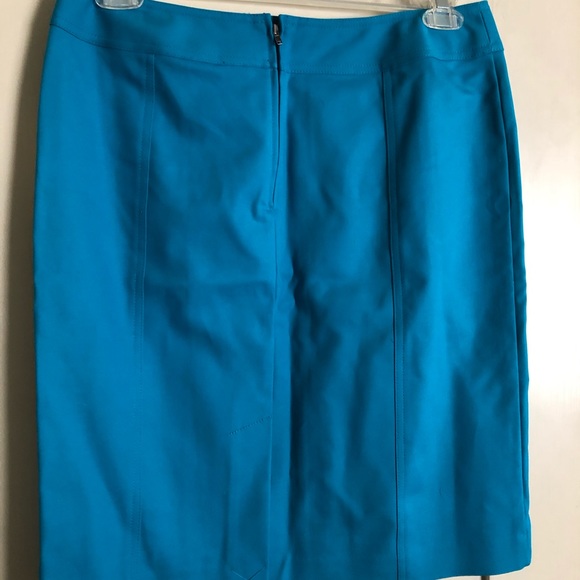 Gallia Moda Blue Pencil Skirt - Picture 3 of 5